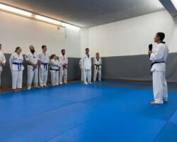 Remise de ceinture noire à Benoit