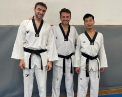 Benoit (2ème Dan) et Gabriel (1er Dan)