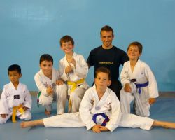 Gabriel, Enzo, Gabriel, Jordan et Enzo