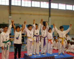 Gabriel, médaille d'Argent et Enzo, médaille de Bronze