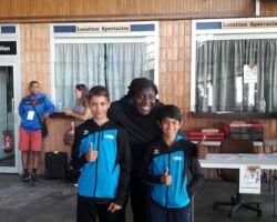 Teva et Enzo quittent le championnat de France au 3ème tour. Bravo les gars !