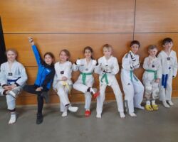 Maël, Alyssa, Louise, Leilla, Marceau, Jean-Pol, Milhan et Achille