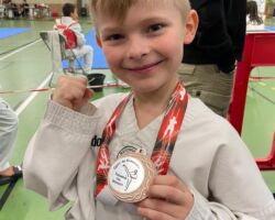 Milhan et sa très belle médaille de Bronze